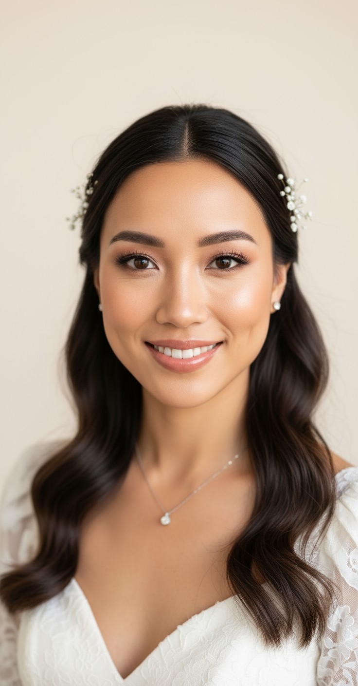 After Waterfall Hairstyle For Wedding